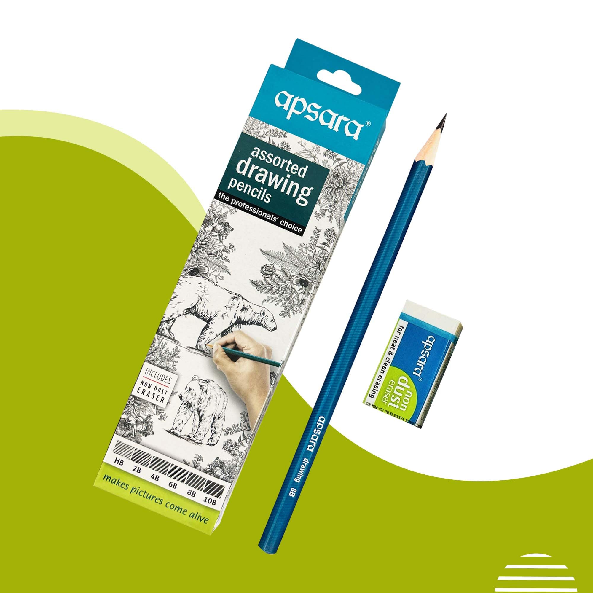 Apsara Assorted Drawing Pencil