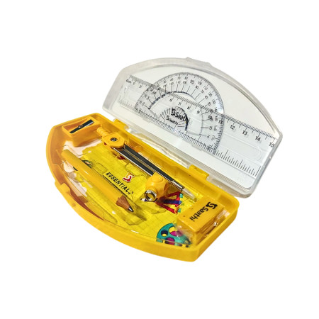 Saathi Essentials Mathematical Drawing Instruments Geometry Box (04010055)