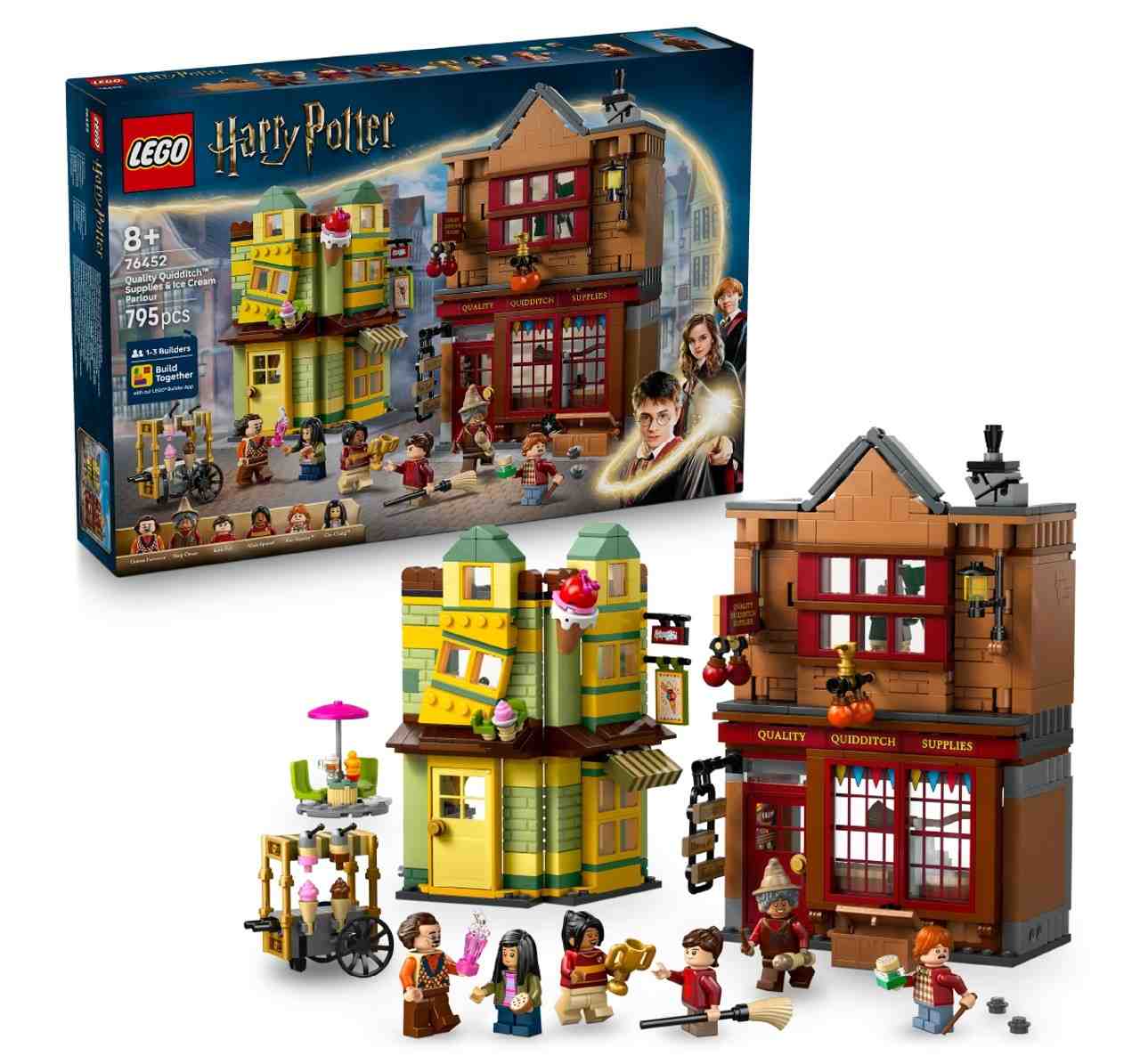 LEGO Harry Potter Quality Quidditch Supplies & Ice Cream Parlour Set 76452, 8Y+ — alternate view
