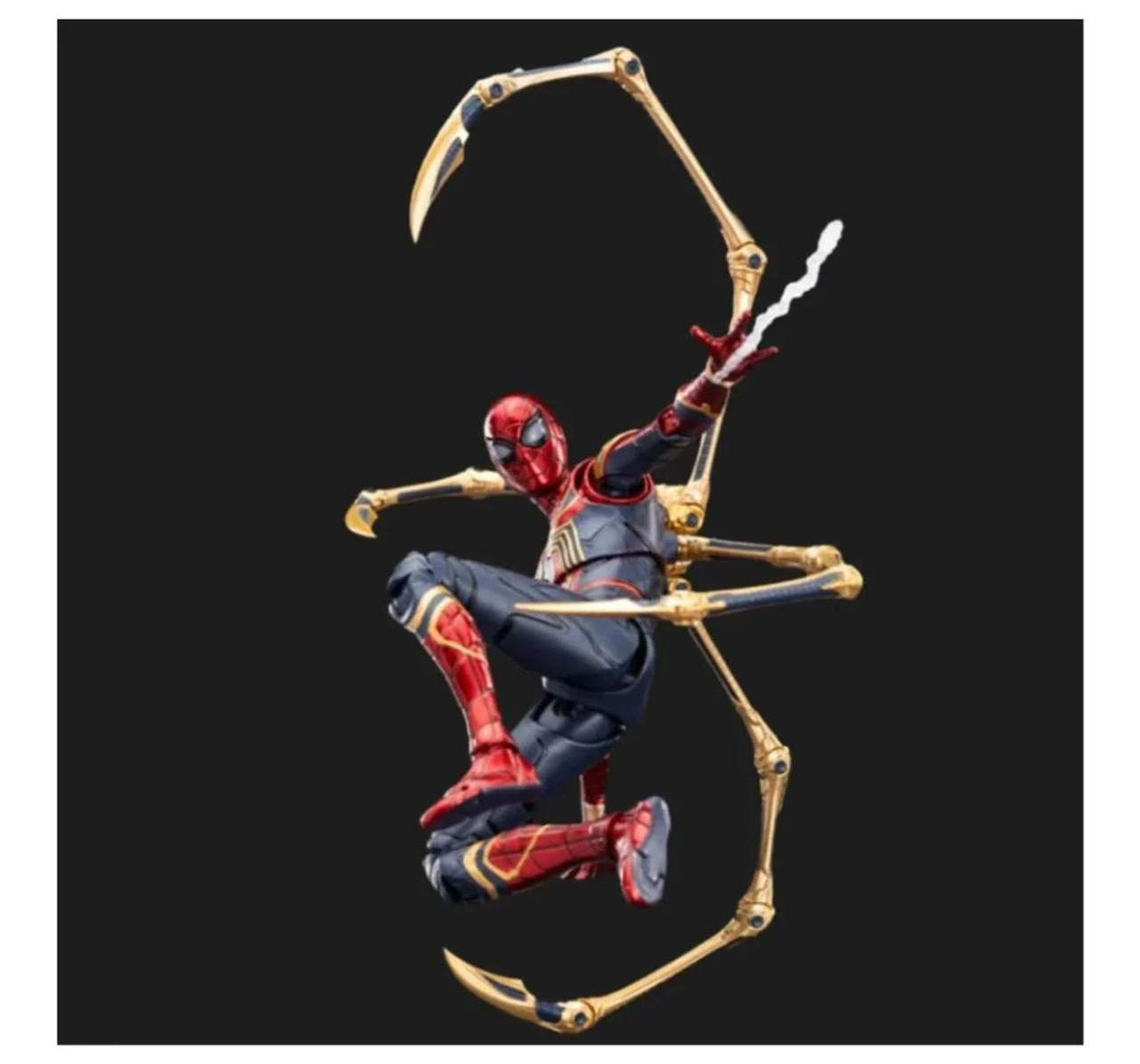 Marvel Iron Spider Infinity War, 1:10 Scale 7 Inch Collectible Action Figure for 14Y+, Metallic — alternate view