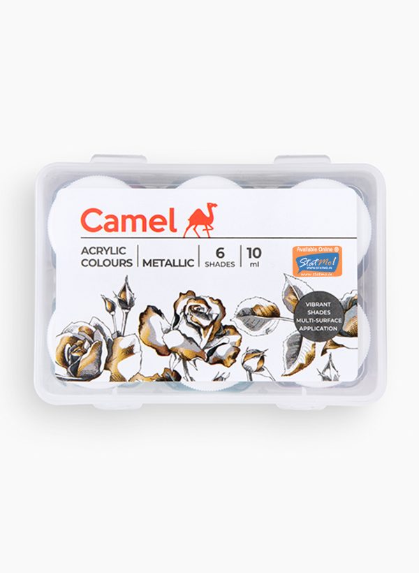 Camel Acrylic Colours 10ml-6Shades