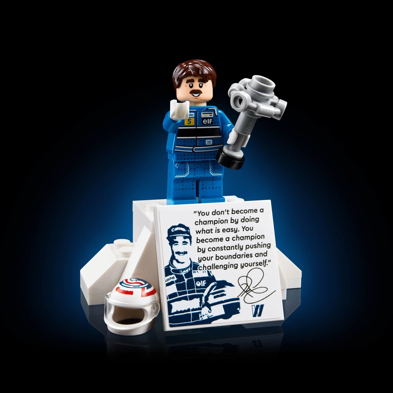 LEGO Icons Williams Racing FW14B & Nigel Mansell Home Office Desk Decor 10353, 18Y+