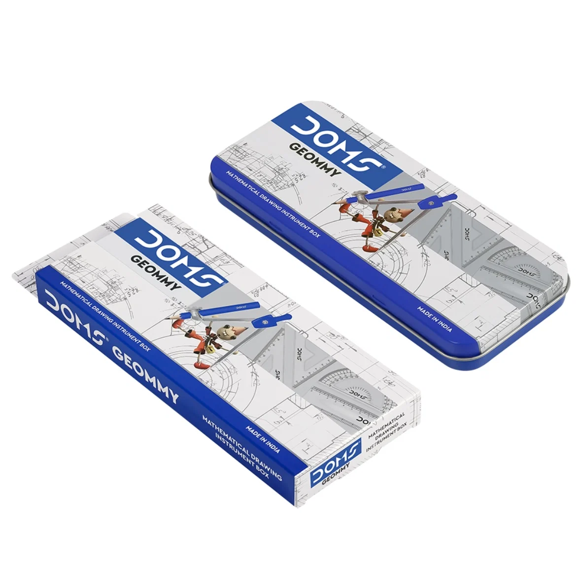 Doms Geommy Mathematical Drawing Instrument Box-New
