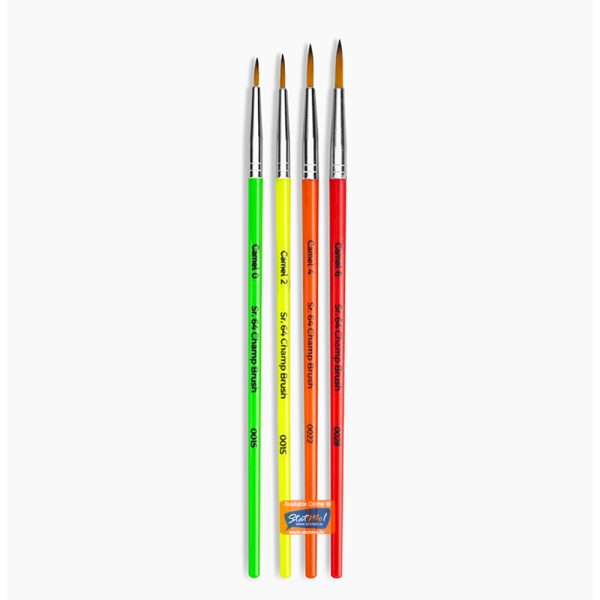 Camel camp Lite Brushes Round - Assorted