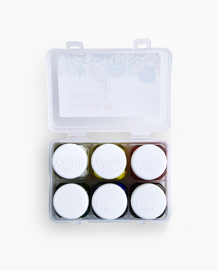 Camel Acrylic Colours 10ml-6Shades — alternate view