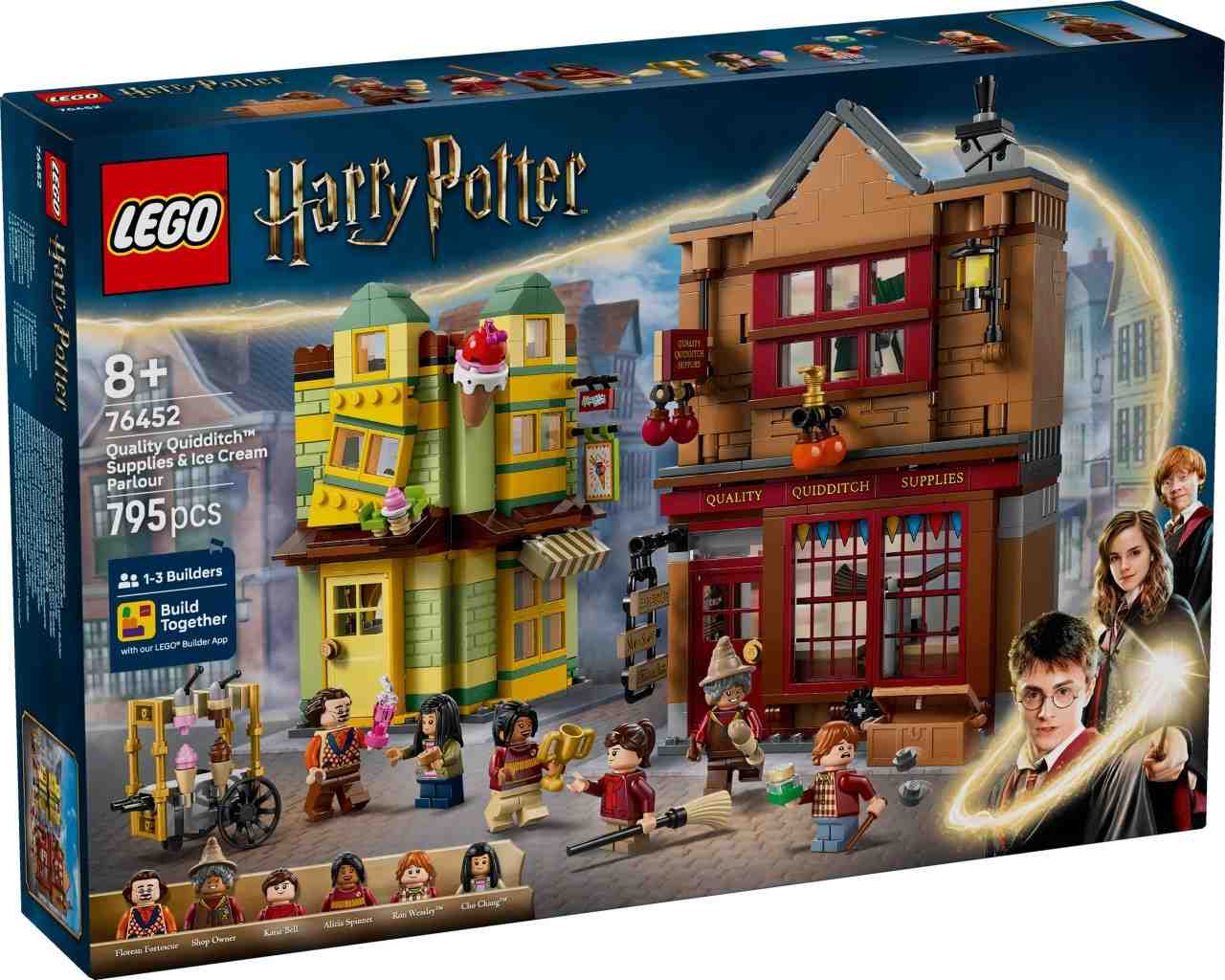 LEGO Harry Potter Quality Quidditch Supplies & Ice Cream Parlour Set 76452, 8Y+