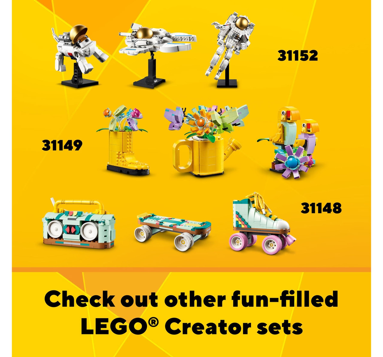 Lego Creator Retro Camera 3 In 1 Toy 31147 Multicolour For Kids Ages 8Y+ (261 Pieces)